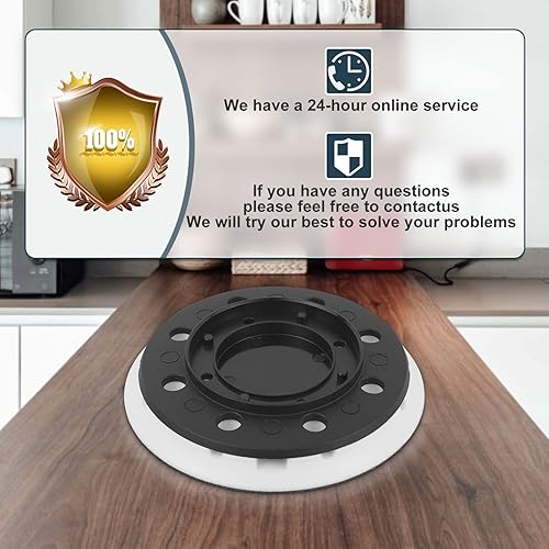 Miniatura 7 de Durable 492280 ETS 125 Eq & Pro 5 ltd Jetstream Lijado Pad 4.921 in (5 pulgadas), Duro, 8 agujeros para festool ETS 125, ES 125, ETSC 125, Pro 5 ltd