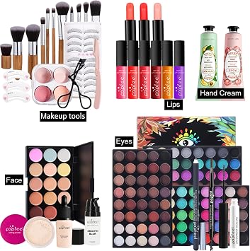 Makeup Set, 42 Pcs Makeup Kit for Women Full Kit, All-In-One Makeup Kit for Teenage Girls, Includes Eyeshadow Blush Lipstick Concealer etc, Pro Multi-purpose Essential Starter Bundle Set#5