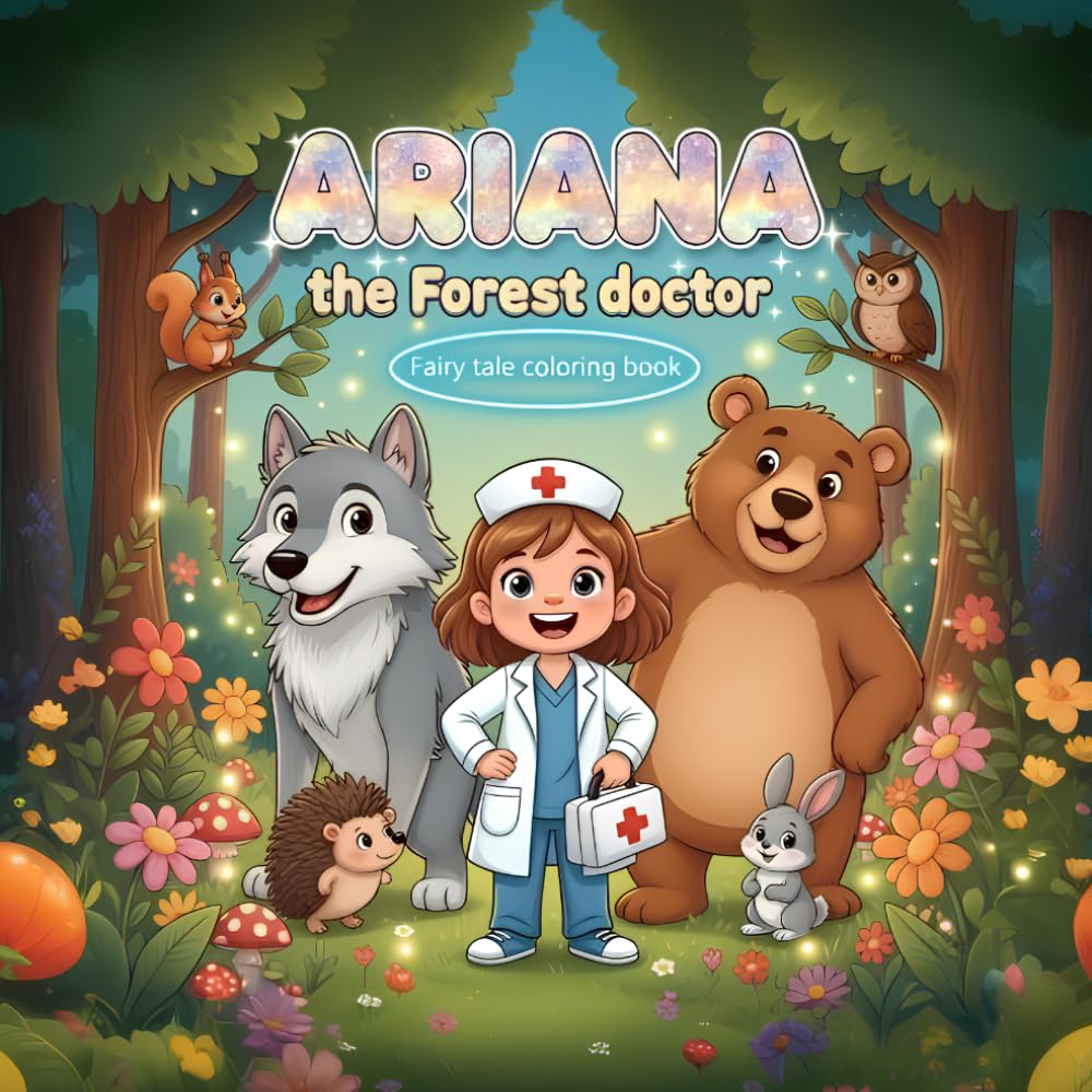 Ariana. The Forest Doctor. Fairy Tale Coloring Book: Coloring Book for Kids with Fairy Tales (Ariana's Forest Adventures)