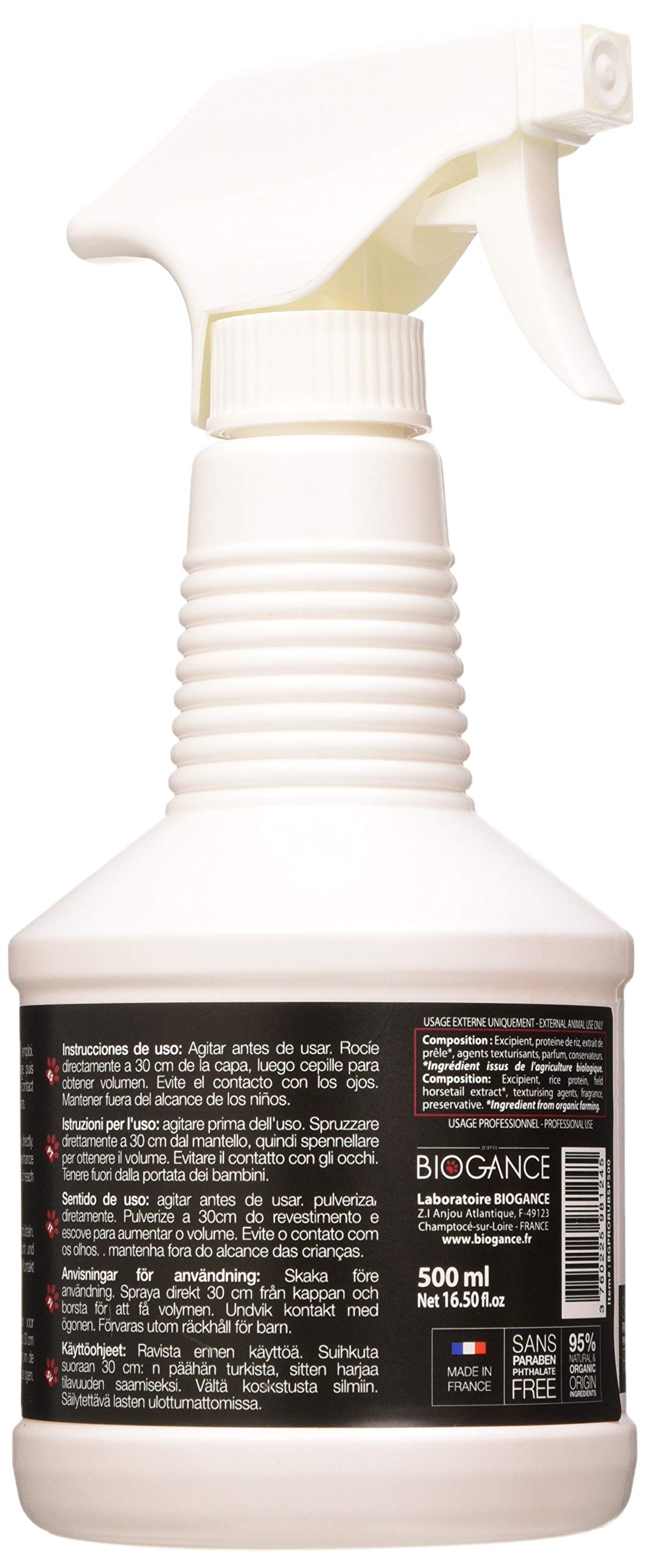 Biogance Soin Ruby Texturisant Demelant pour Chien