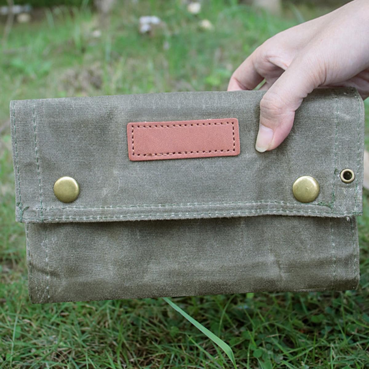Hemobllo Tragbarer Gewürzbehälter Satz mit 9 Glasdosen und Canvas Tasche