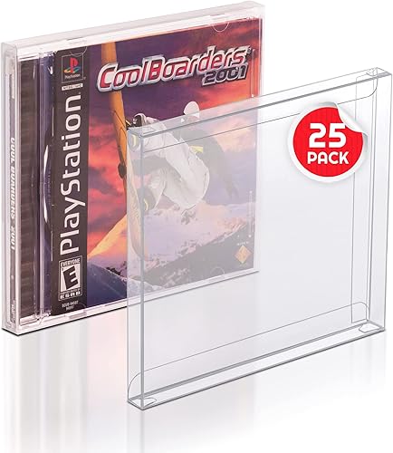 Miniatura 9 de Protector de caja de juegos compatible con CD Jewel Games, PS1 Games Clear Case  Bolsas de venta al por menor a granel de 0.014 in  Estuche de
