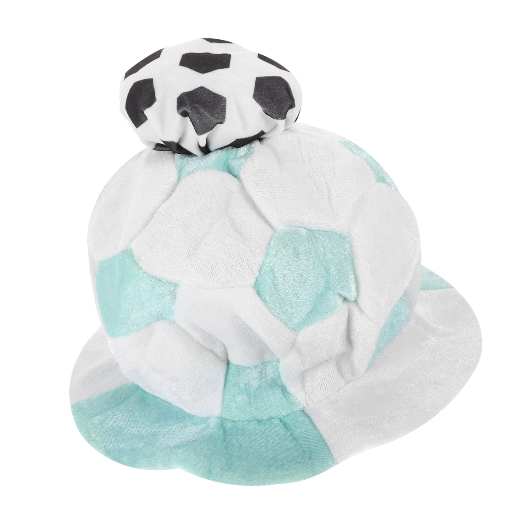 ibasenice Cappellino da Cheerleader A Tema Calcio da 5 Pezzi Realizzato per Gli Appassionati di Sport in Materiale Leggero E Flessibile Stile Squadra