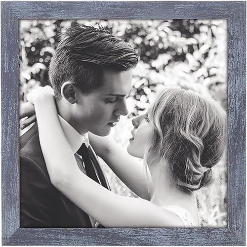 Vista 445 de Marco gris rústico de 18 x 24 pulgadas, marco para póster de 18 x 24 pulgadas, color gris envejecido, grande, retro, natural, 24 x 18 pulgadas