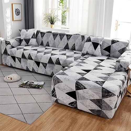 Fundas para sofá de 1234, fundas para sofá modular de esquina, funda de sofá en forma de L, juego de fundas antideslizantes para mascotas, protector