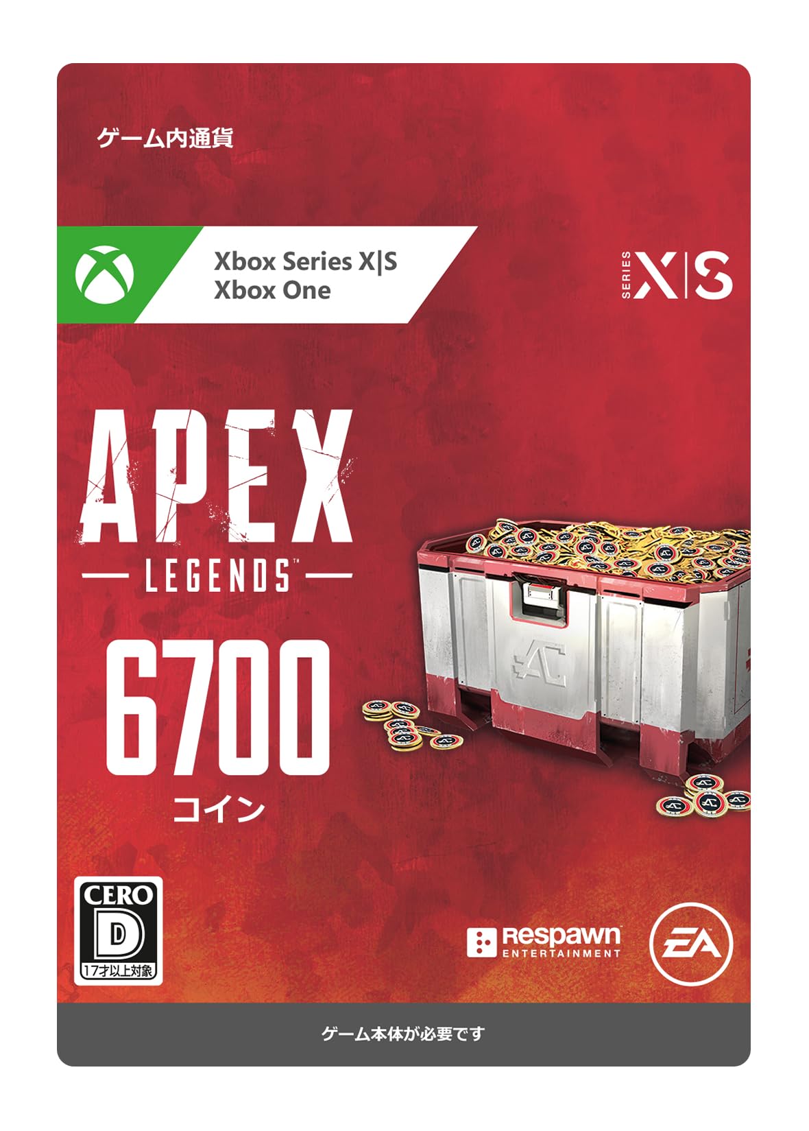 Microsoft/【追加コンテンツ】エーペックスレジェンズ 6000(+700ボーナス)Apexコイン_Xbox SERIES XS Xbox One対応