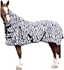 HY EQUESTRIAN StormX Original Zebra Print Fly Rug - Black/White
