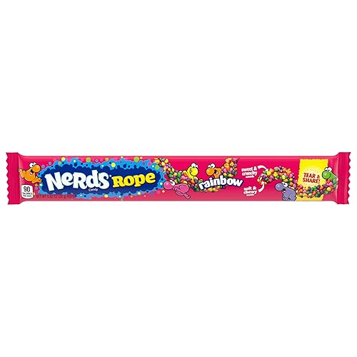 Miniatura 10 de Nerds Paquete de caramelos de cuerda arcoíris de 0.92 onzas