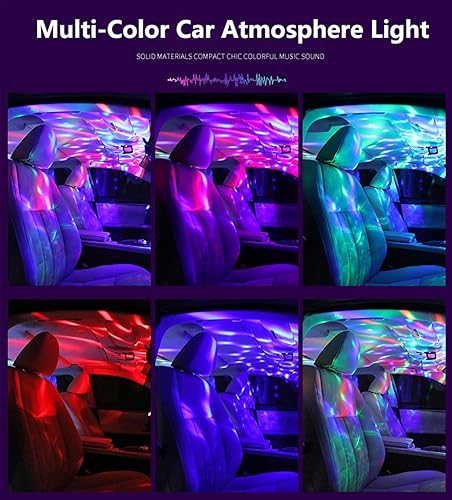 Miniatura 9 de Luces USB para fiesta, mini bola de discoteca, pequeña bola mágica, control de sonido, luz de escenario de DJ, lámpara estroboscópica RGB colorida