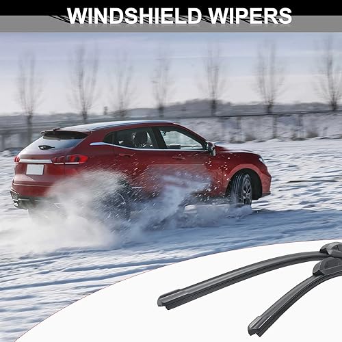 Miniatura 6 de Triumilynn Limpiaparabrisas delantero de 18 pulgadas + 18 pulgadas para gancho JU de 18 pulgadas (paquete de 2)