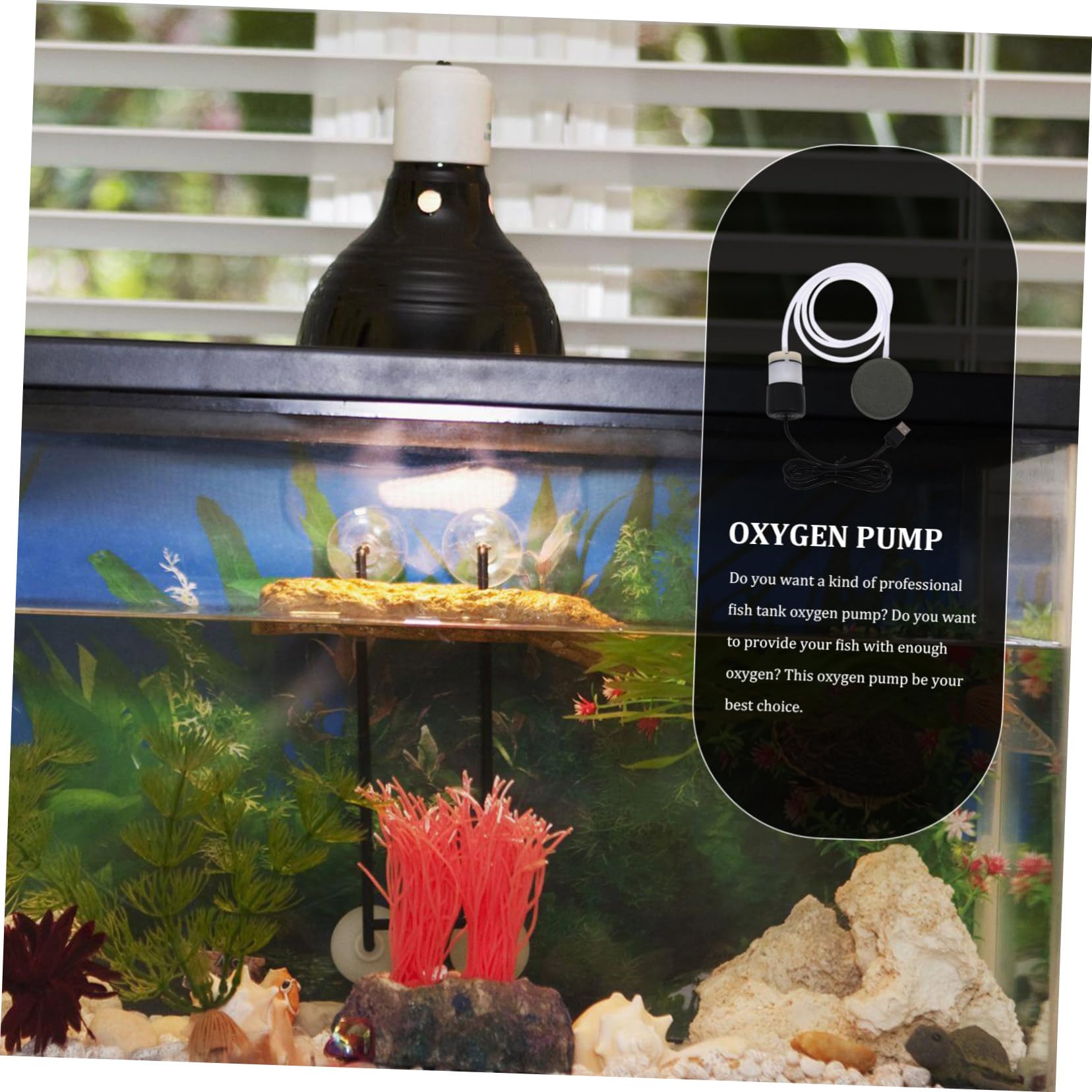 SOIMISS 2 Sätze Sauerstoffpumpe für Fischbecken klein Luftpumpe für Aquarien Aquarium Oxygen Pump Fish Tank Oxygen Pump USB-Sauerstoffpumpen Sauerstoffpumpe für Aquarien Abs