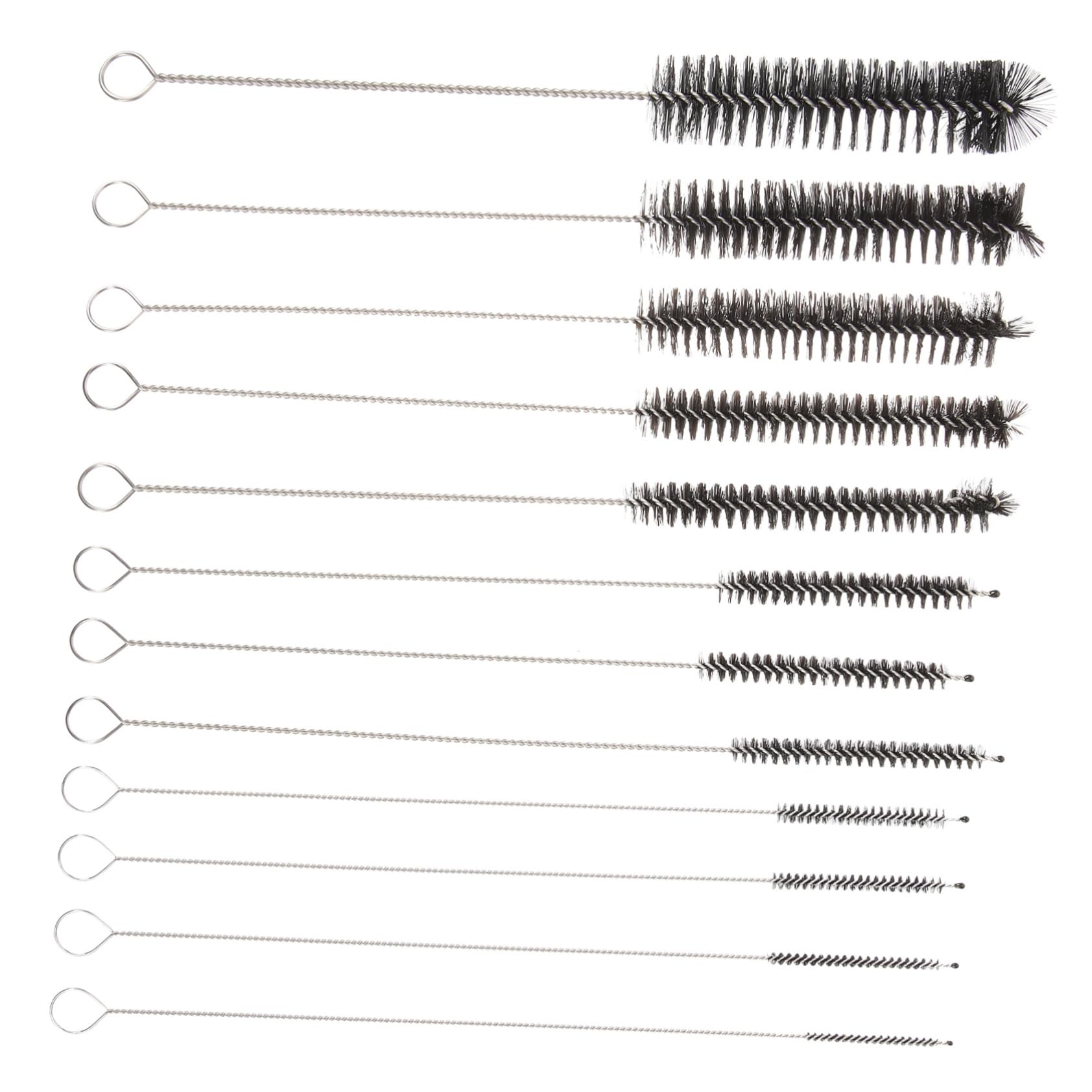 CONGARTENO 1 Set Straws Pipe Cleaners Nylon Black Test Tube Cleaning Brush Straw Cleaning Cleaner