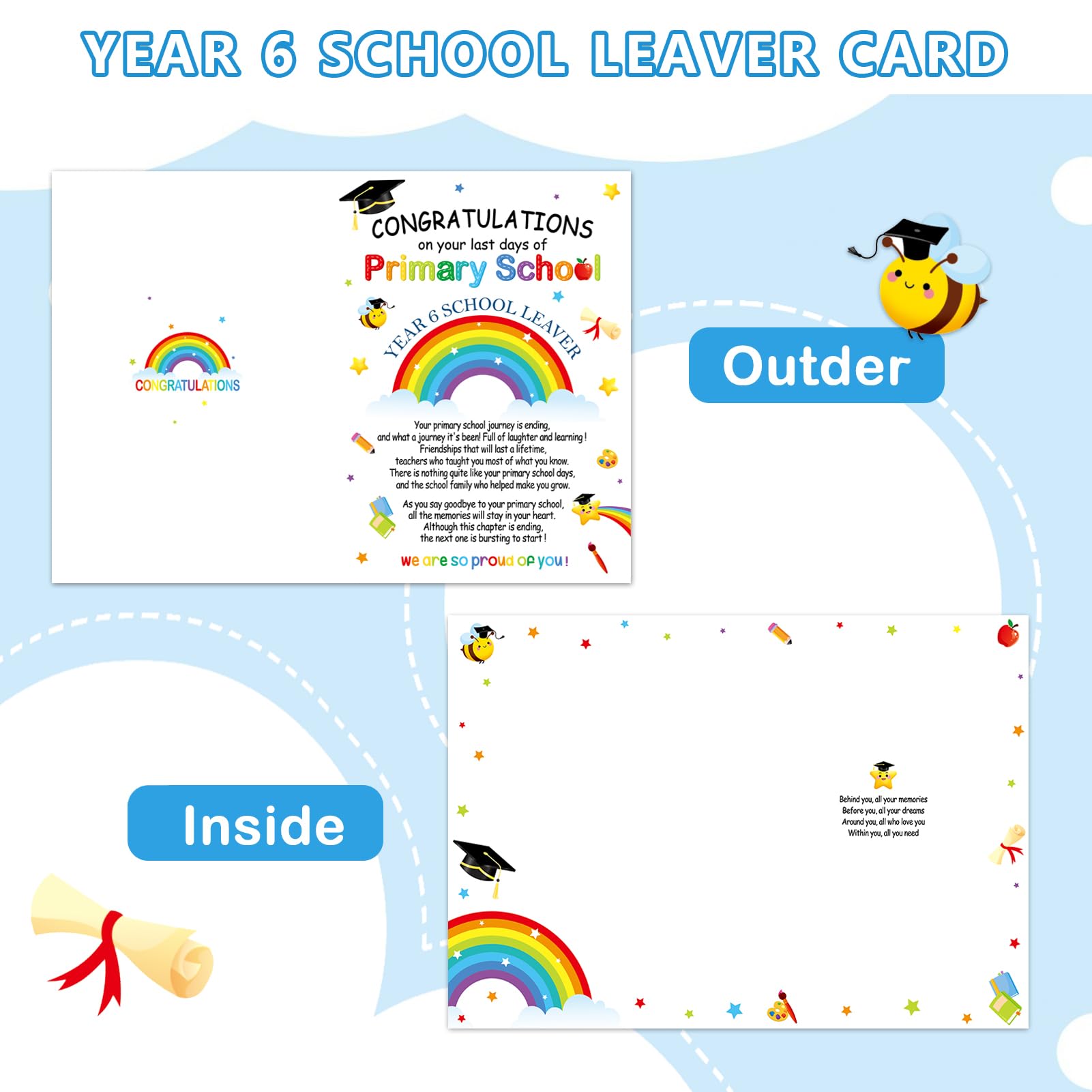 HOWAF Primary School Leavers Gifts 2026 Card - Image 4