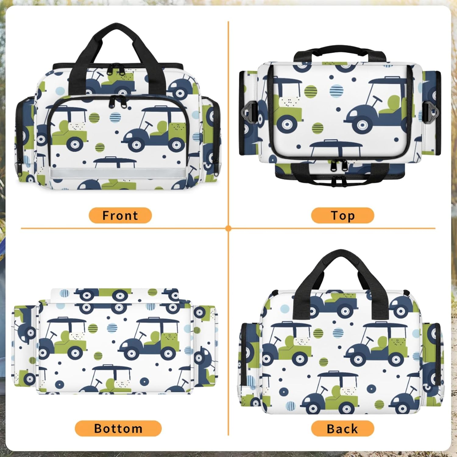 First Aid Bags Empty, Sports Golfs Emergency Bag First Aid Kit Multiple Compartment Kit Carrier On Call Trauma Bag for Paramedics Emergency Medical Supplies Kit
