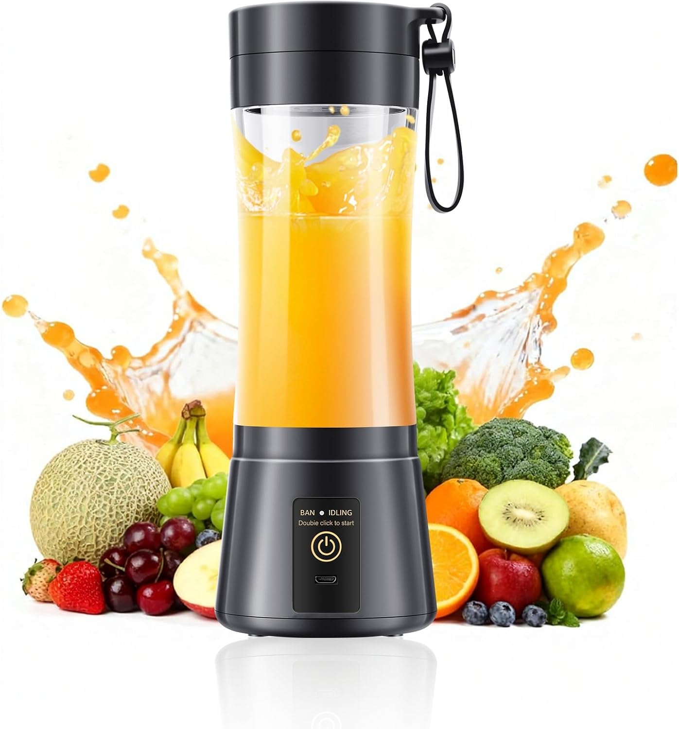 Travel Hand Held Single Blender - Fresh Juice Blender Make Smoothies