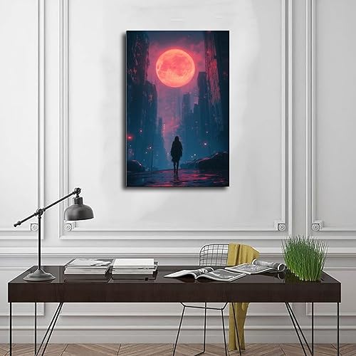 Miniatura 3 de Digital Dreamscape Poster  Synthwave Cyber Art Print  Aesthetic Wall Decor for Gamers & Creators Canvas Poster Wall Art Decor Print Picture