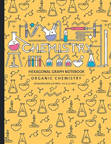 Organic Chemistry Notebook: Hexagonal Graph Paper Notebook, Hexagon Grid 1/4 inch 130 Pages 8.5 X 11 With Periodic Table: Perfect For Drawing Organic Chemistry Structures &amp; Studies