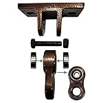 ABUSA Heavy Duty Bronze Swing Hangers Screws Bolts Included Over 5000 lb Capacity Playground Porch Yoga Seat Trapeze Wooden Sets Indoor Outdoor (2 Pack)