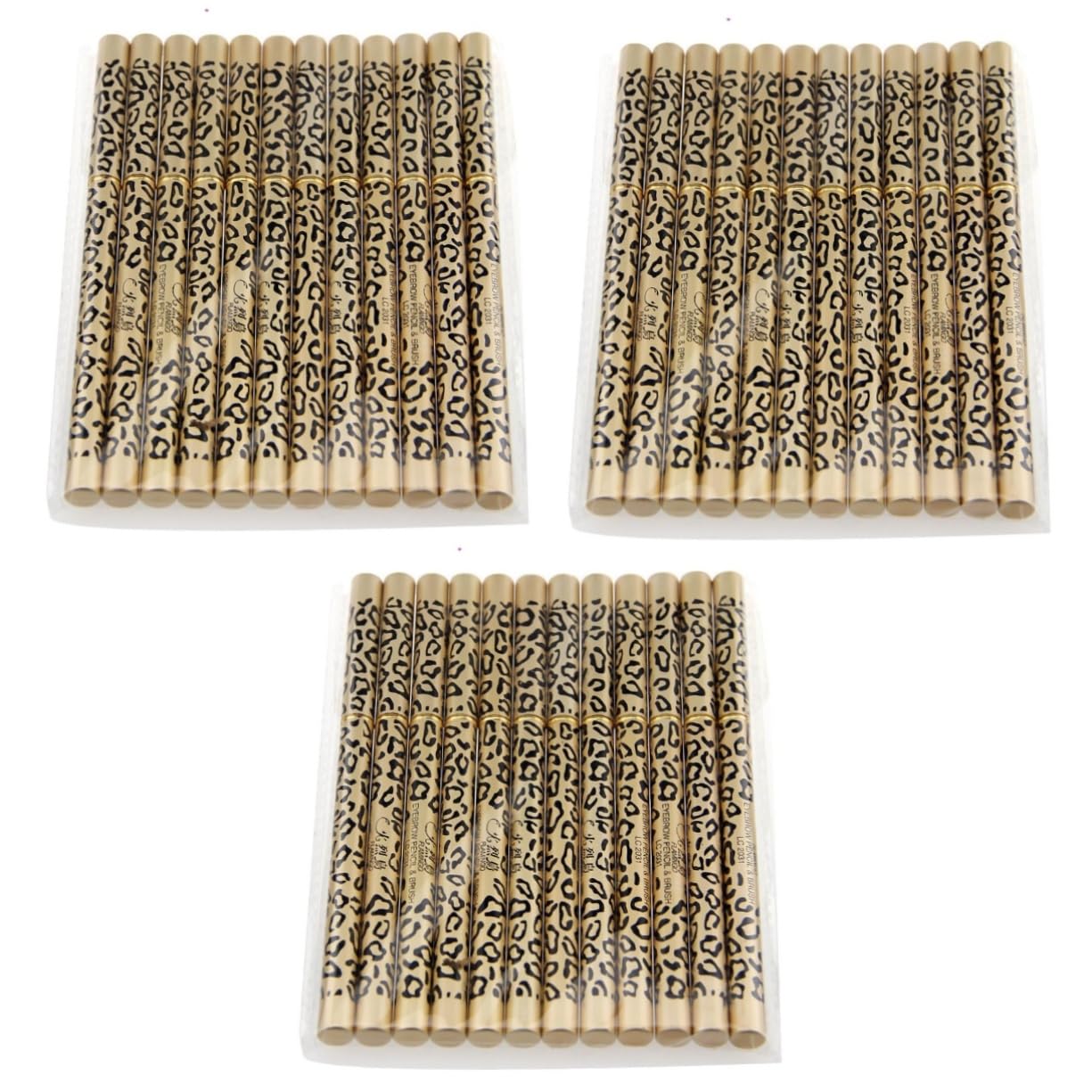 MAGICLULU 3pezzi Per Sopracciglia Impermeabili Design Doppia Estremità Stile Per e Naturale