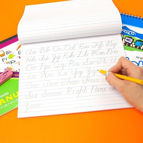 Miniatura 4 de BAZIC - Bloc de escritura cursiva, 10.5 x 8 pulgadas