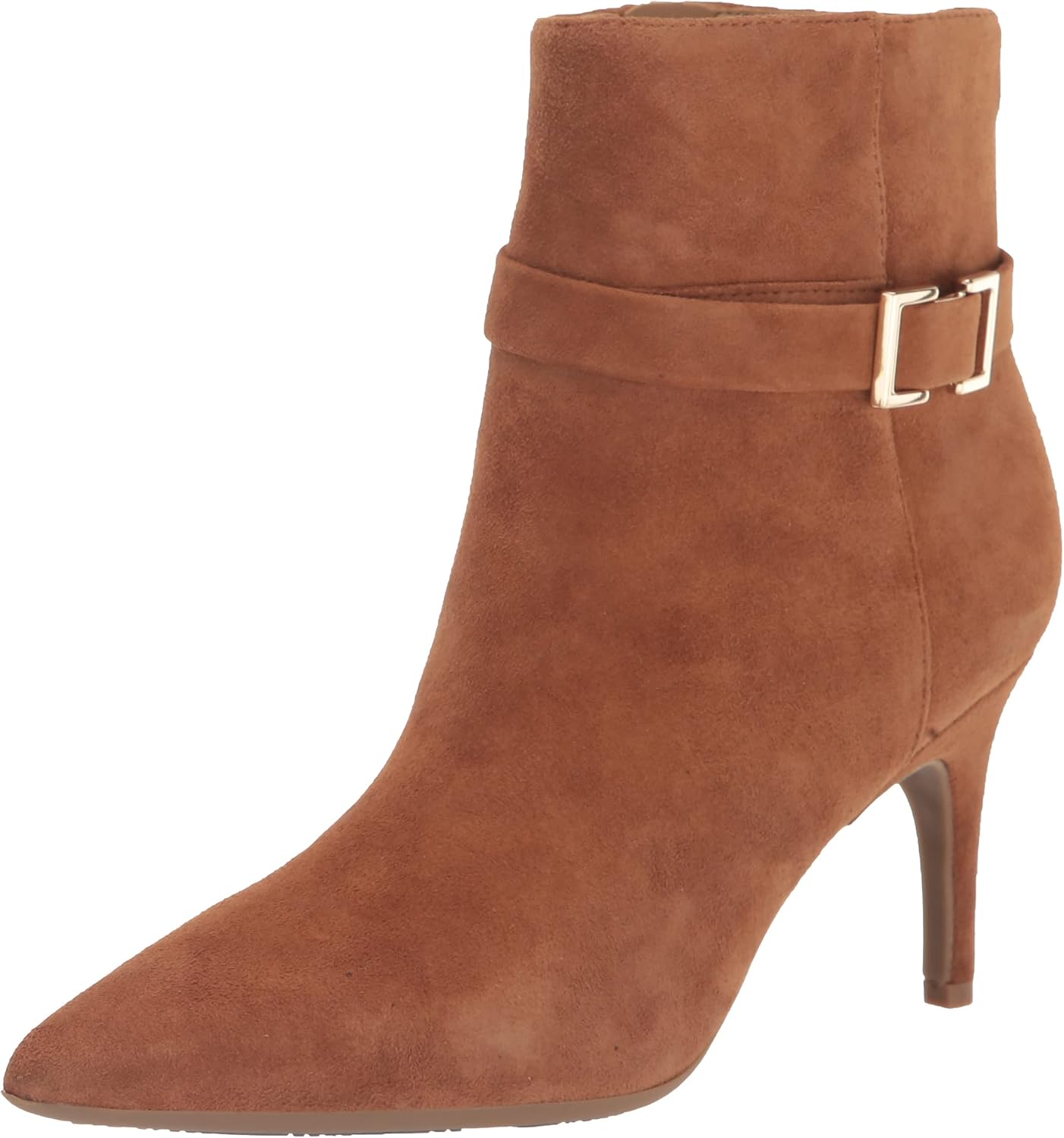 Nine West Women's DIAN9X9 Ankle Boot, Cognac, 5