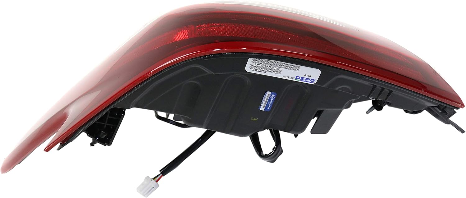 Garage-Pro Tail Light Compatible with Nissan Altima 2016-2018 Mounts On Body, For Models With Smoked Lens Tail Light Halogen With bulb(s) Driver Side, Outer NI2804111