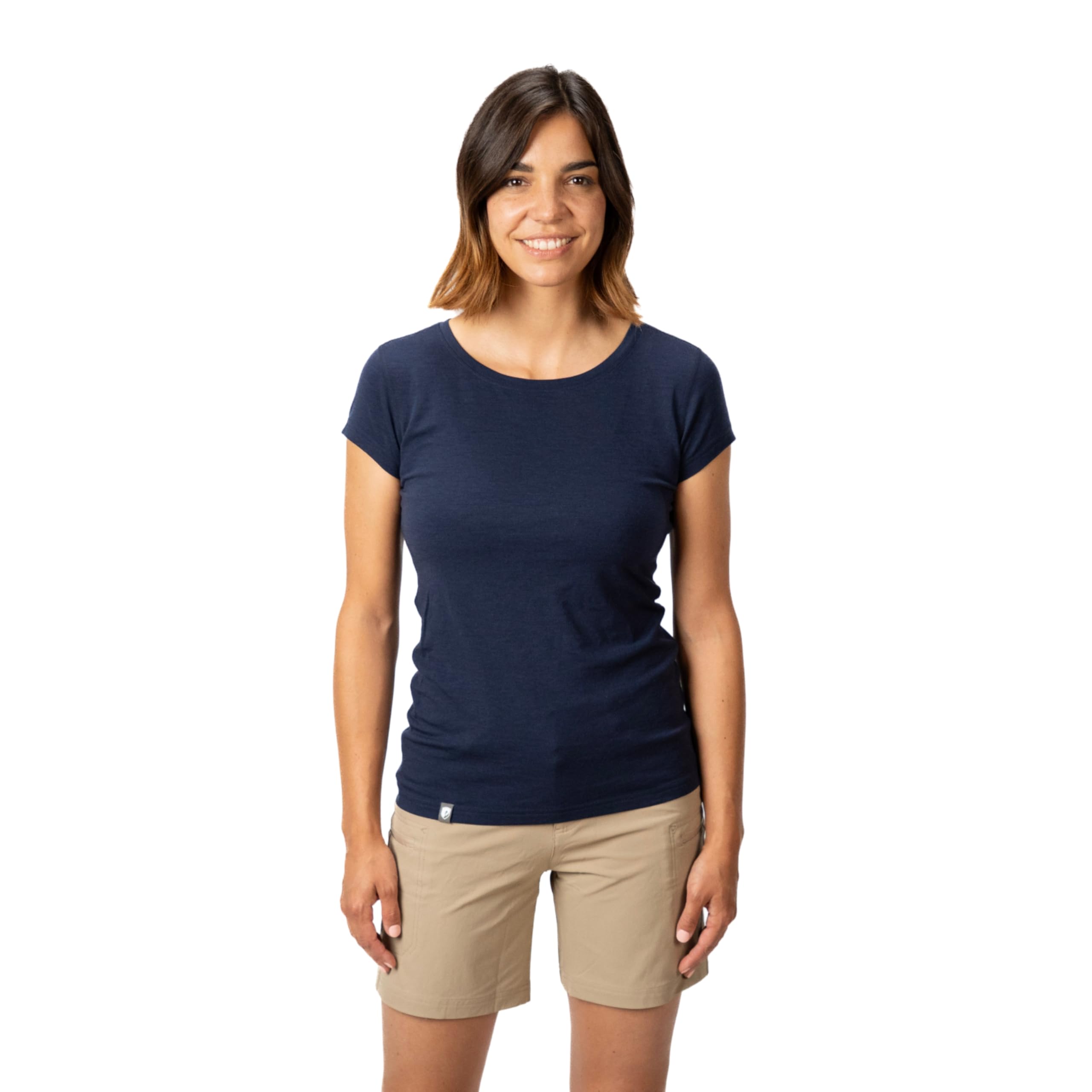 ALPIN LOACKER T-Shirt Donna in Lana Merino - Maglietta Termica a Manica Corta per Sport e Outdoor
