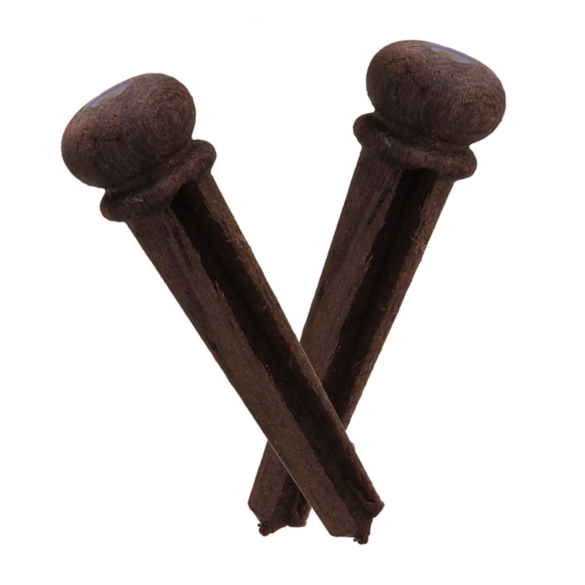 BQLZR Rosewood Acoustic Guitar Bridge Pins for Luthier 1.14"x0.31"x0.16" Pack of 60, Rosewood Color - Image 3