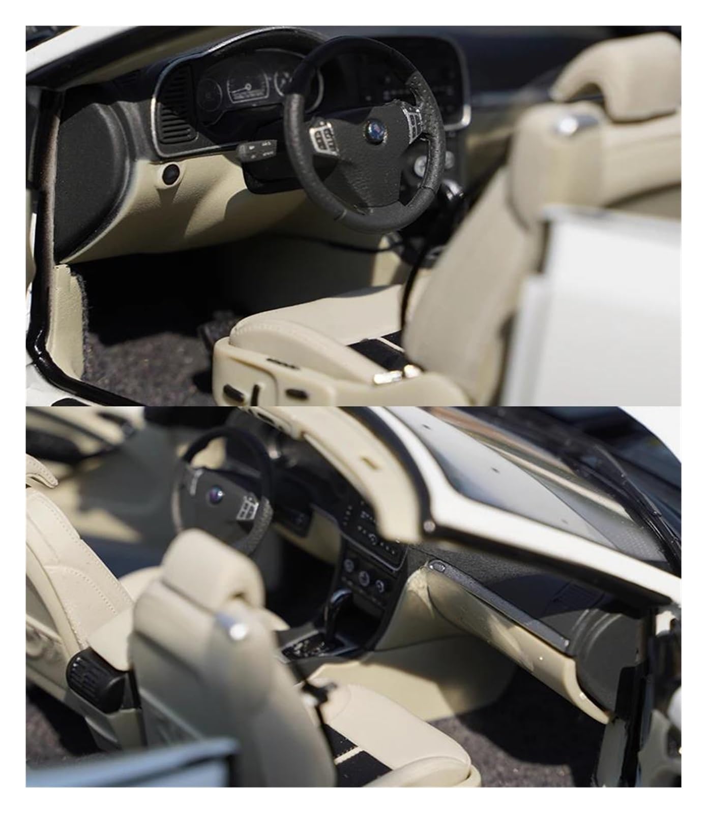 Metallo Scala Replica Modello auto sportiva in lega Saab 93 Convertible in metallo in scala 1 18 collezione di decorazioni per la casa Hobby Veicoli Giochi Set