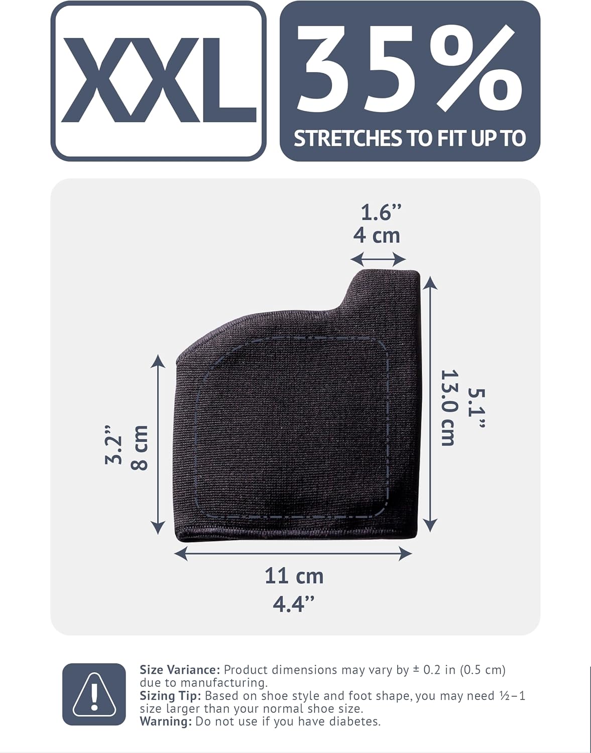 New! Brison Metatarsal Pads for Men & Women - Gel Foot Cushions for Ball of Foot Pain Relief Morton’s Neuroma Metatarsalgia Sesamoiditis Calluses 1 Pair Black, 2XL - Image 2