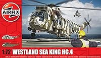 Vista 7 de Airfix A04056 Westland Sea King HC.4 1:72nd Kit de modelo de helicóptero militar de plástico, azul marino