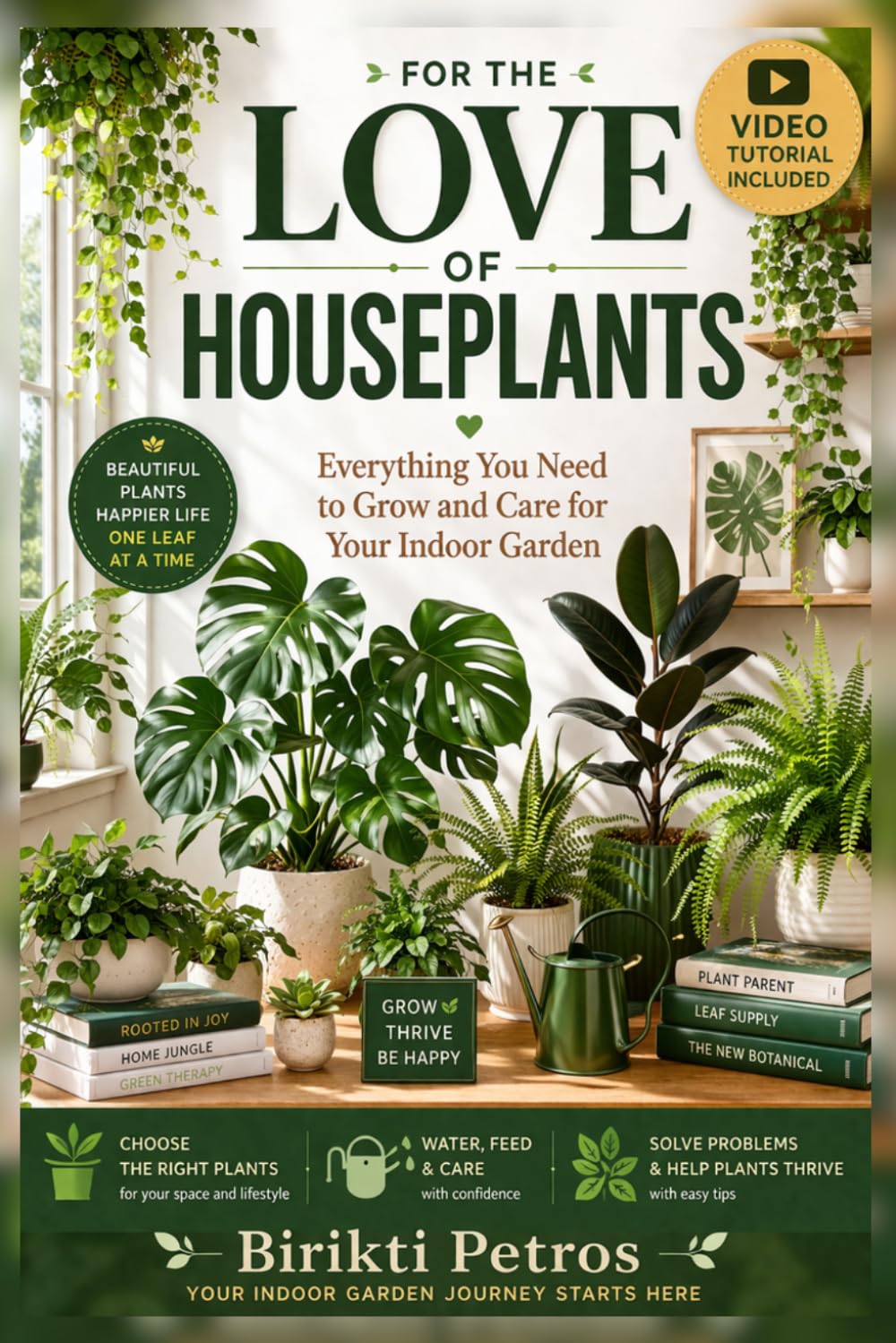 For the Love of Houseplants: Everything You Need to Grow and Care for Your Indoor Garden