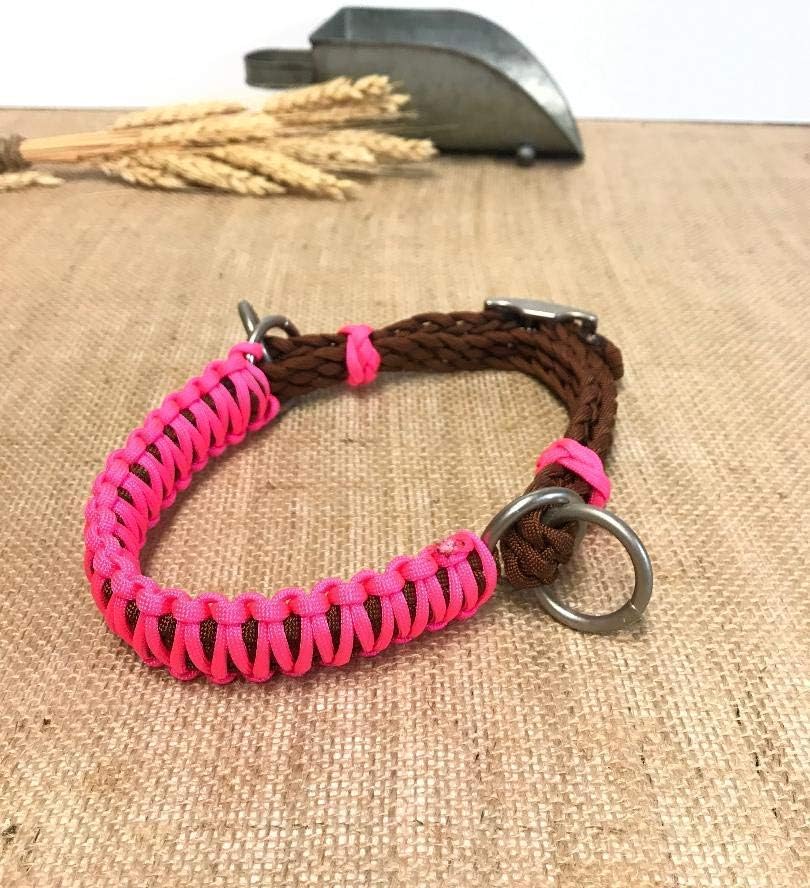 side pull hackamore with a whoa bitless bridle attachment hot pink