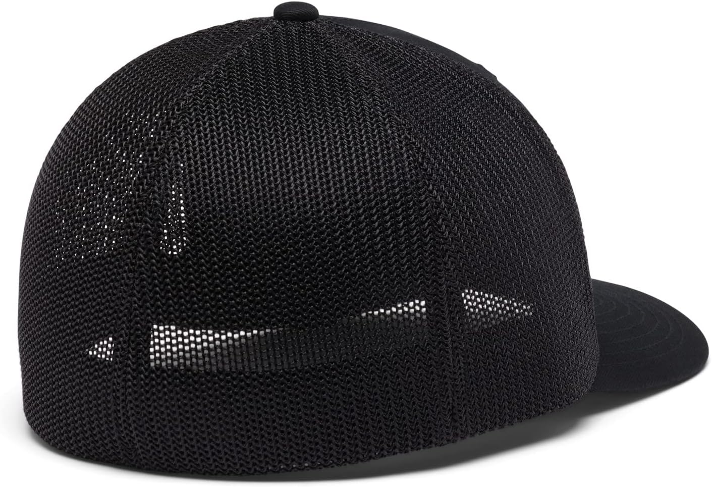 Columbia Unisex Tree Flag Mesh Ball Cap - Low, Black/Compass Blue, Small/Medium