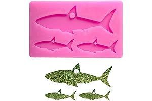 Sharks in a Blanket: A Snuggly Extravaganza Silicone Keychain Mold (Molds)