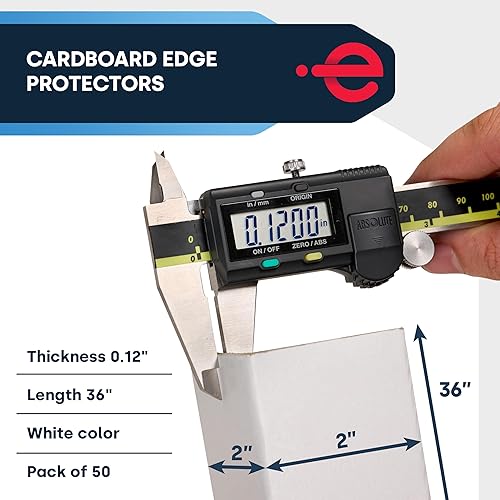Miniatura 20 de Protectores de borde de cartón para envío: 5.08cmde ancho x 2.0 in de profundidad x 91.44cmL, servicio mediano .160 ga, protectores de esquina