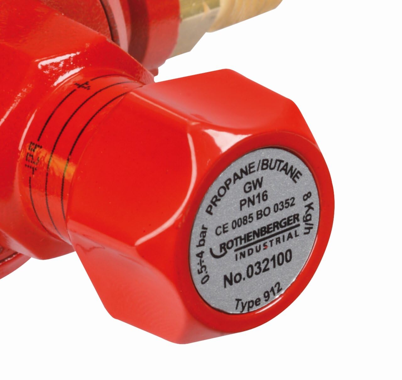 Rothenberger Industrial Propangasregler 0,5-4 bar Manometer