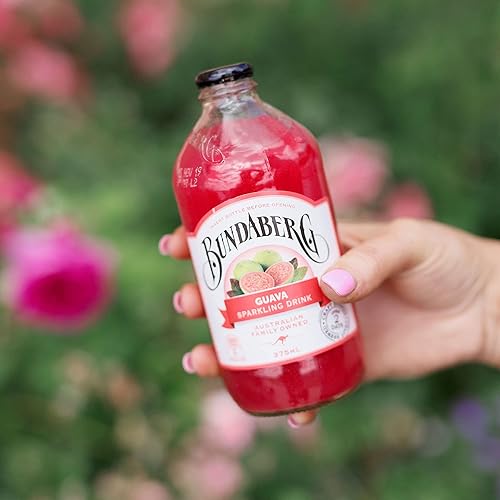 Miniatura 7 de Bundaberg Bebida de frutas espumosas, guayaba, 12.7 onzas líquidas, 4 unidades
