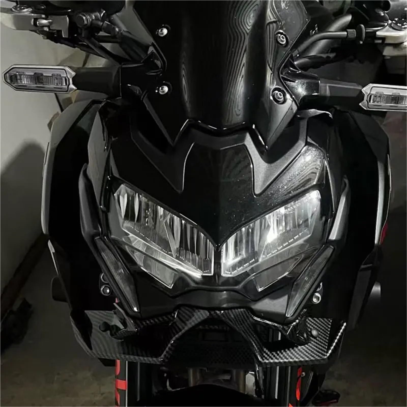 Spoiler dachowy Pasuje do Kawasaki Z900 2020 2021 2022 2023 2024 Z 900 Motocykl Przedni Spoiler Winglet Aerodynamiczny Zestaw Skrzydła Spojler tylnego zderzaka