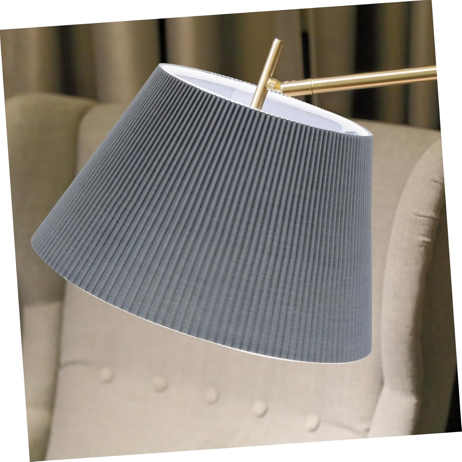 Lampshade Shell Fabric Pleated Light Cover Decorative Table Light Shade Home Decor Accessory