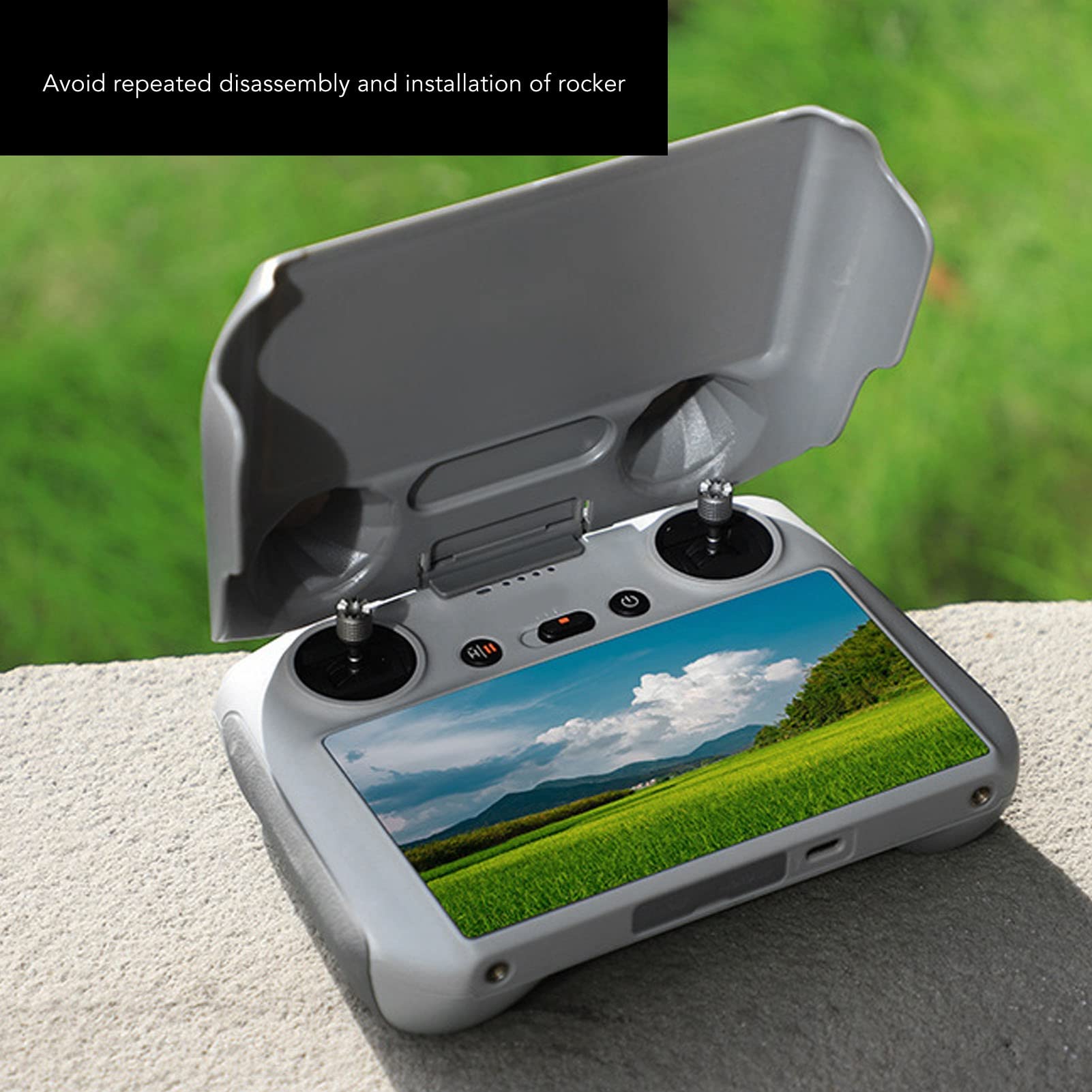 Funda Protectora 2 En 1 Para Mando DJI Mini 3 - Cubierta Solar Y Antiarañazos, Compatible Con DJI RC Pro