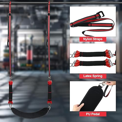 Miniatura 2 de Bandas de asistencia para dominadas, bandas de resistencia resistentes para asistencia de dominadas, 6-12 correas elásticas ajustables fuertes para