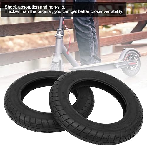 Miniatura 6 de Reemplazo de neumáticos de scooter, accesorios de neumáticos Conbersion, antideslizante, diámetro más grande para scooters de 10 pulgadas, repuesto
