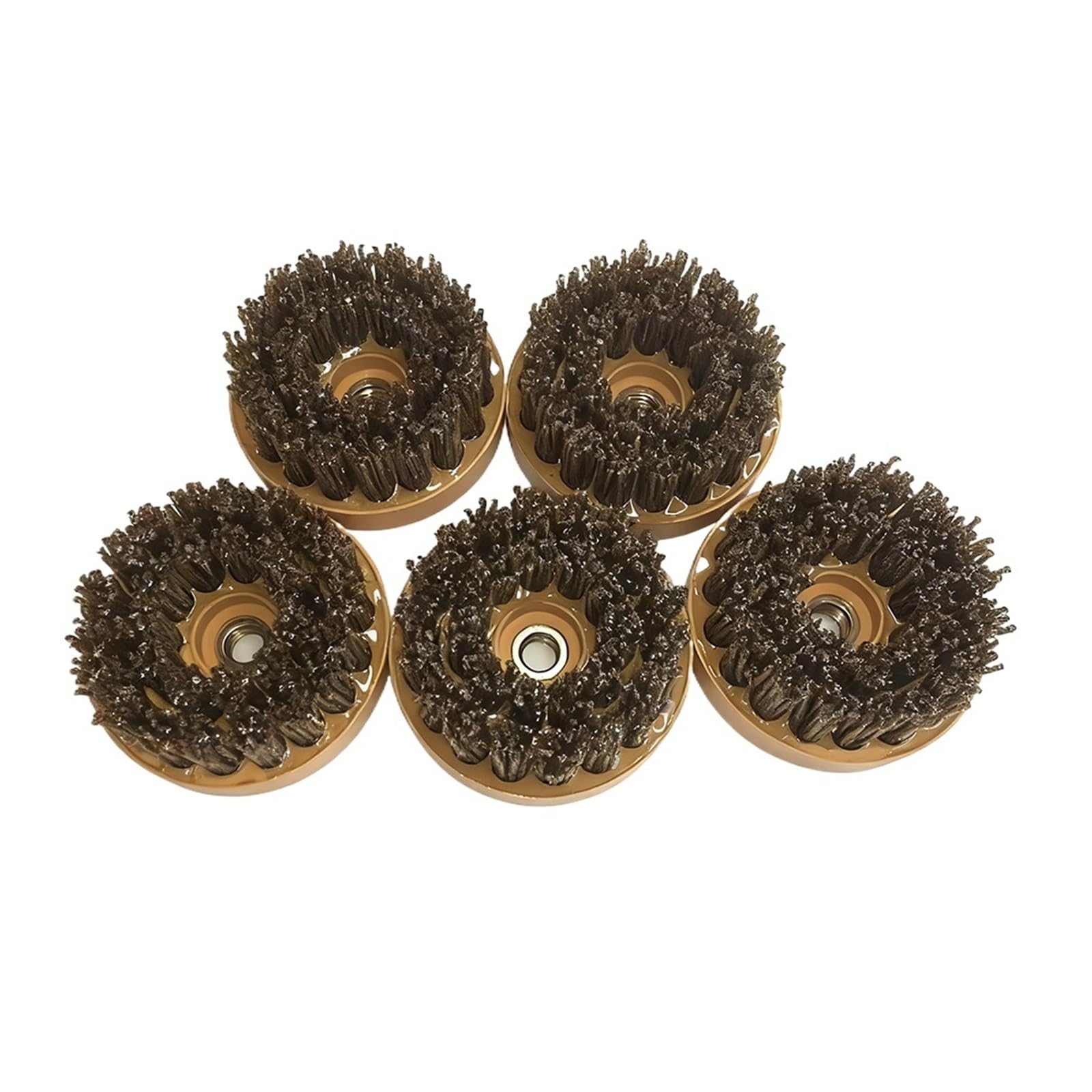 4" 100mm Diamantbürste for Polieren von Granit, Marmor, Stein, Keramikfliesen, Werkzeug for Schleifen Betonböden, Schleifmittel wanglan(80,1PCS_M14)
