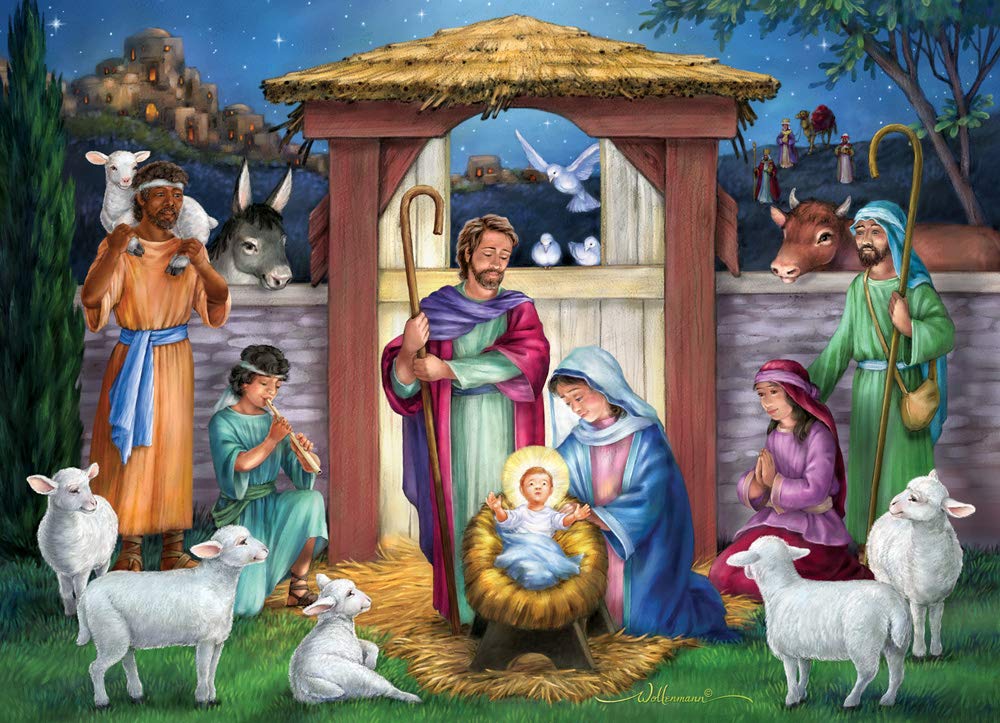 Santo Manger Natale Jigsaw Puzzle 1000 pezzi