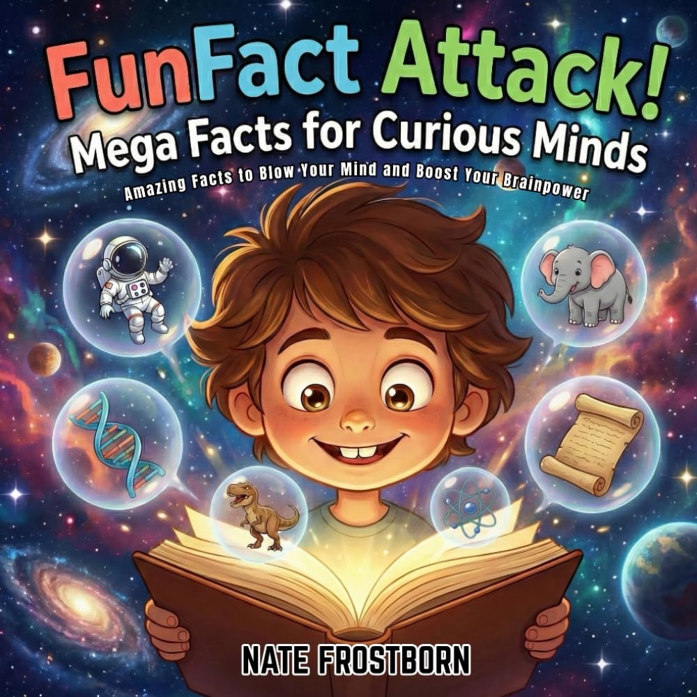 FunFact Attack! Mega Facts for Curious Minds: The Ultimate Collection of Crazy, Weird, and OMG Facts That Will Blow Your Brain