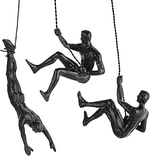 Olpchee Set of 3 Nordic Modern Simplicity Resin Sculpture Creative Climb...
