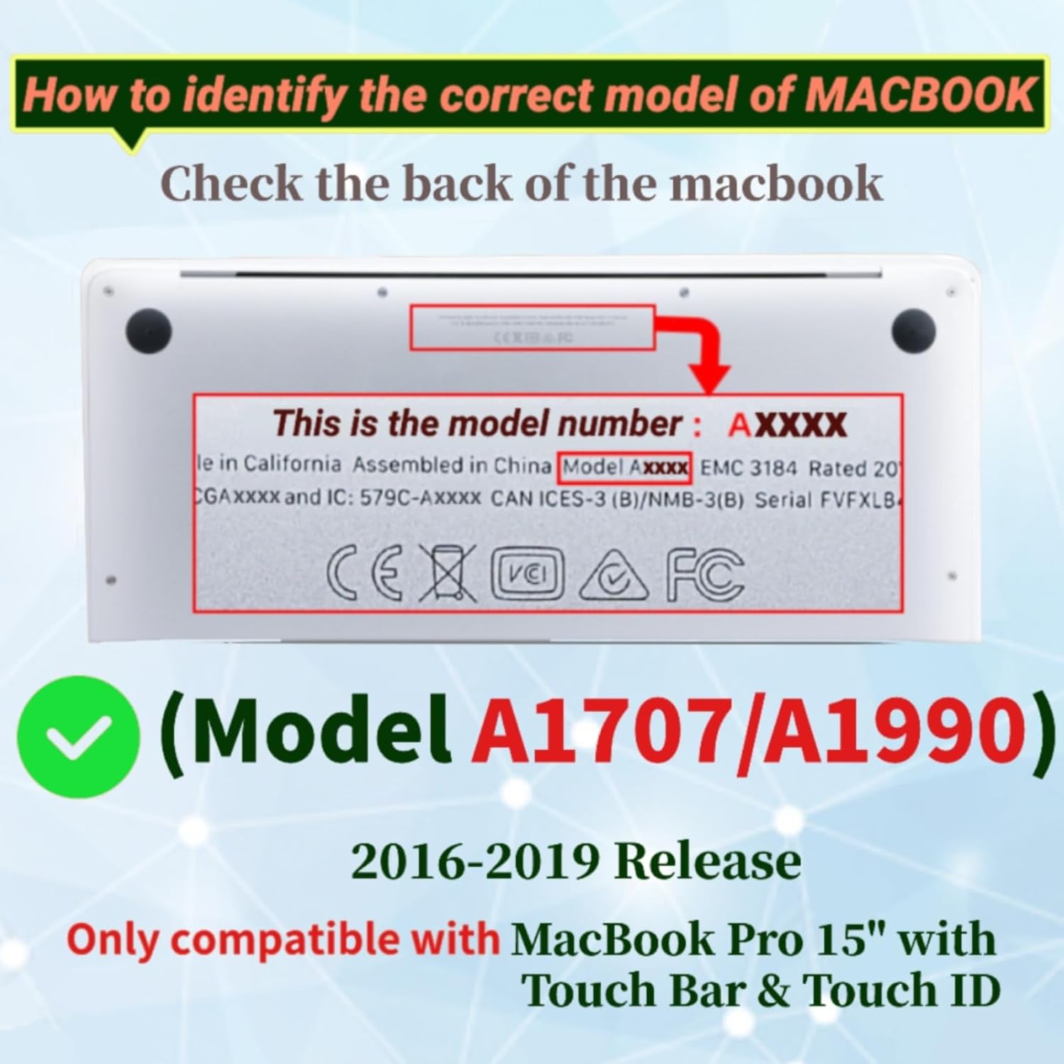 Computer Case Compatible with MacBook Pro 15 inch 2016-2019 Release A1707 A1990 with Touch Bar & Touch ID, Glitter Leather Hard Laptop Shell Case, Sparkly Pink