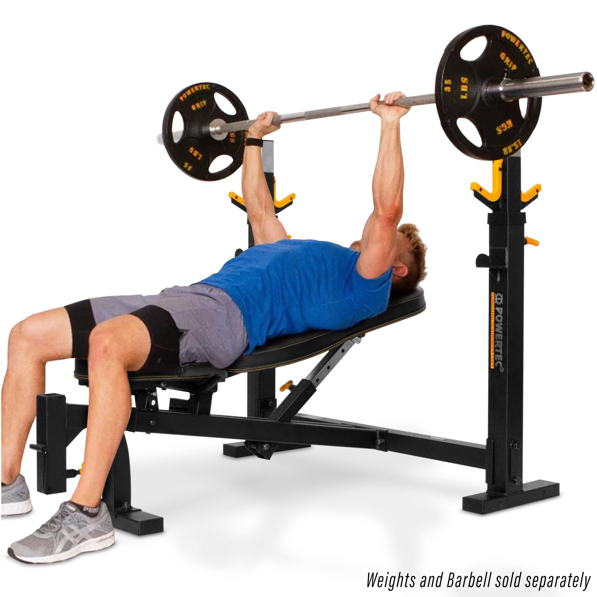 Amazon | POWERTECワークベンチオリンピックベンチ – ブラック