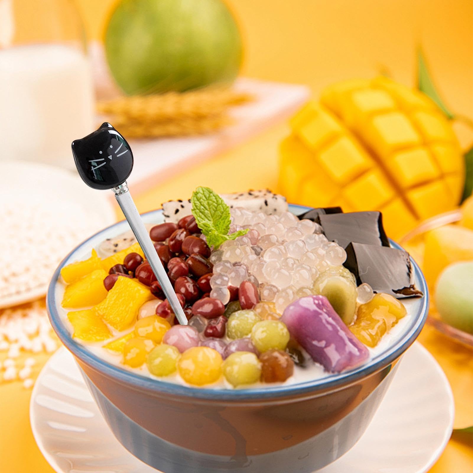 Cucchiai A Forma Di Zampa Per Animali - 2 Pezzi In Acciaio Inox Per Cibo E Bevande - Foto 6